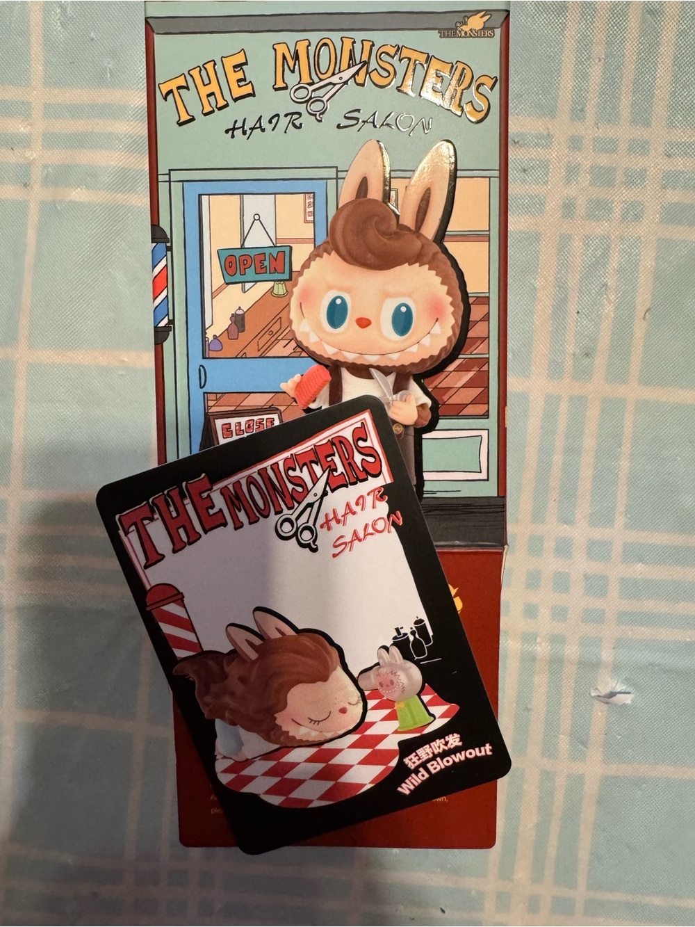 The Monsters Hair Salon - wild blowout- only opened from bottom to peek at card!